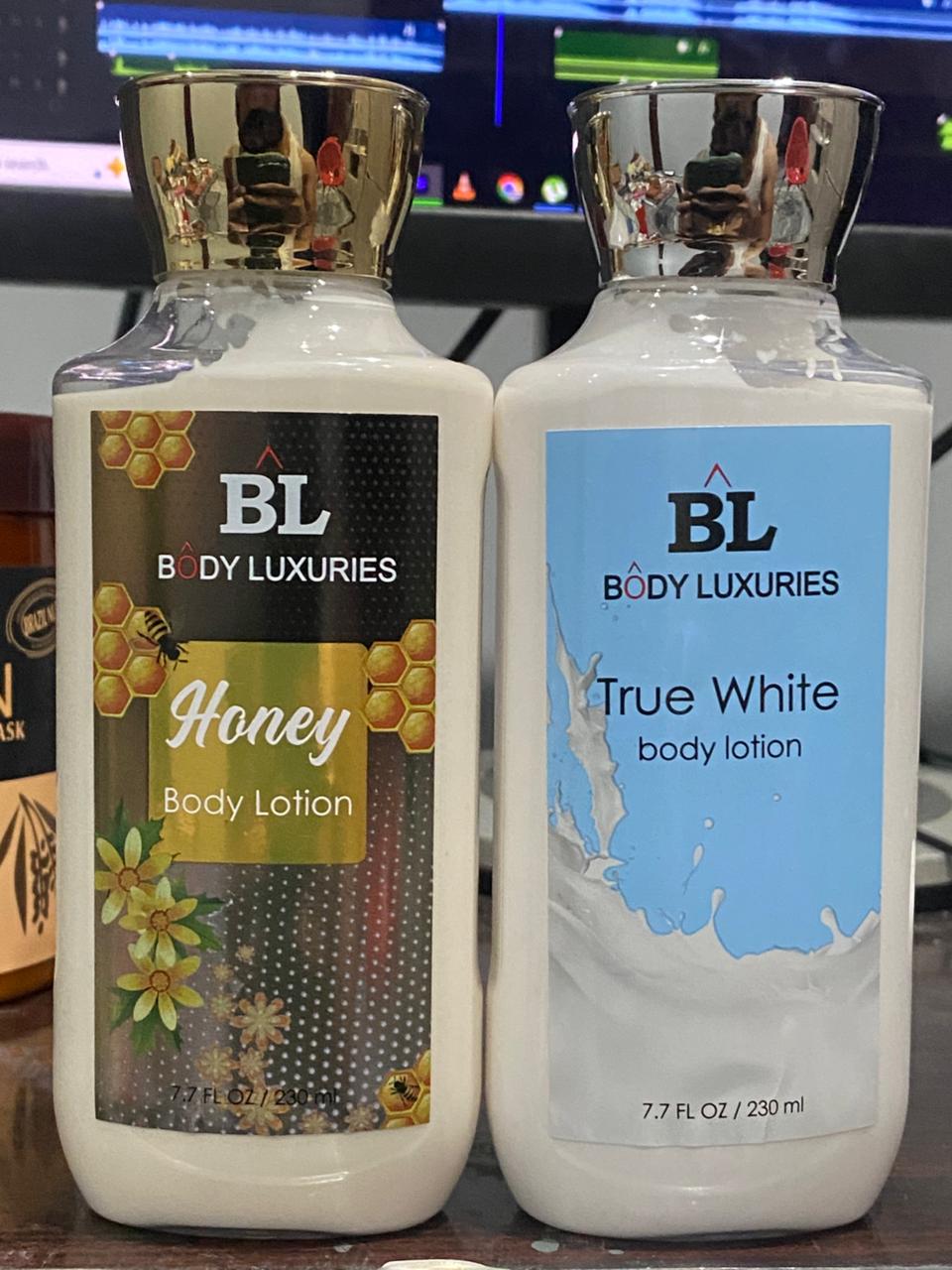 Body Luxuries Honey & True White Body Lotion | Deep Moisturizing & Brightening | 230ml