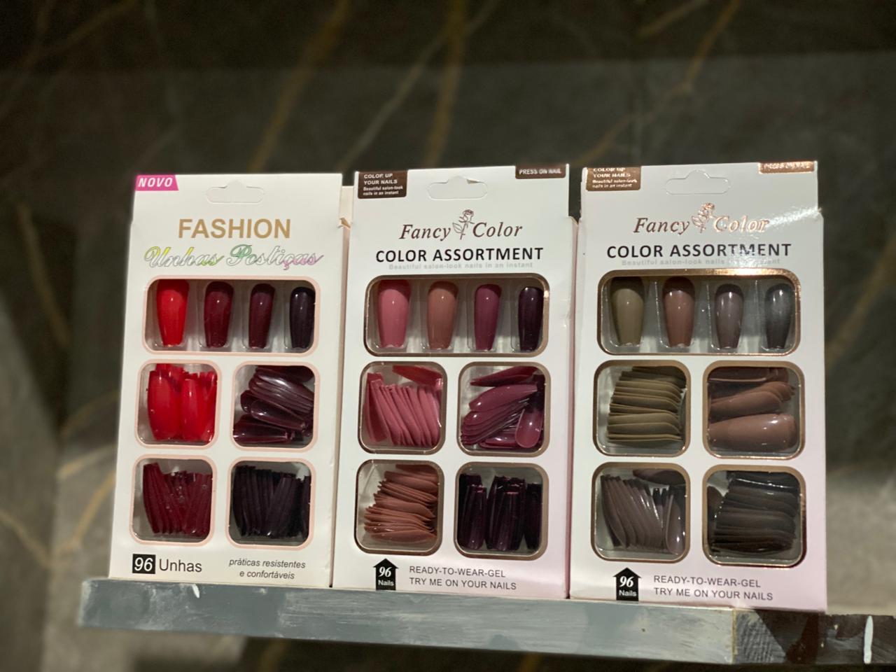 Fancy Color Gel Press-On Nails - Instant Salon Manicure